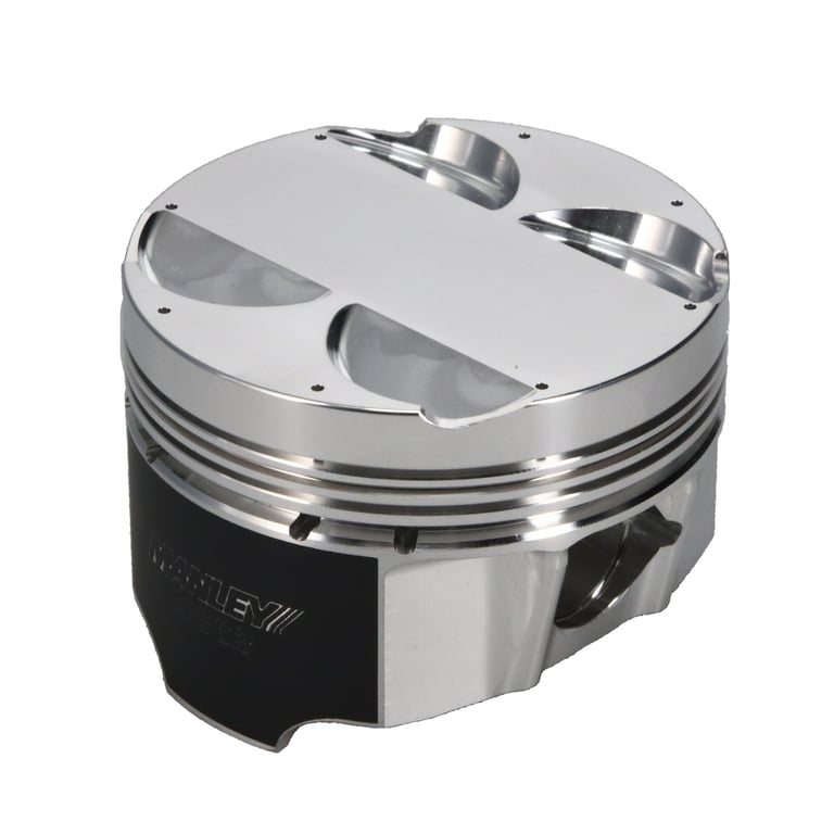 Manley Mitsubishi 4G63/4G63T EVO VIII/IX 85.5mm Bore 10.0:1 Comp Flat Top Pistons w/Rings (ED) - 606405CE-4
