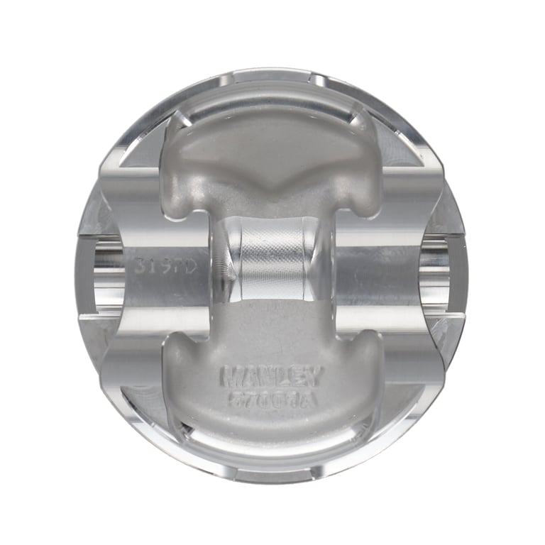 Manley Kit Chevrolet Small Block Platinum Series Piston Set - 4.125 in. Bore 1.0 in. CH 4.0 CC - 593800-8