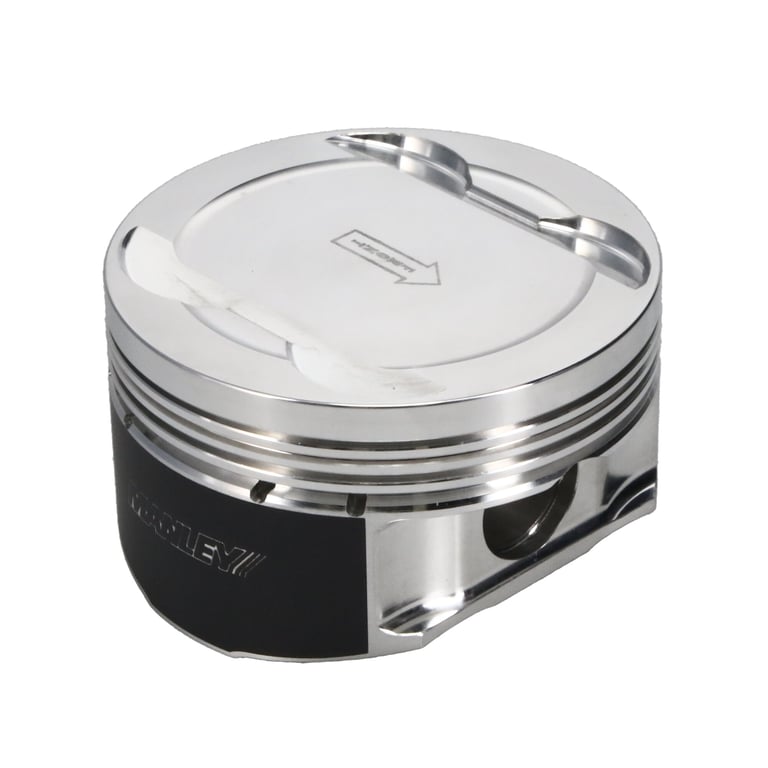Manley Ford 3.7L Cyclone V6 3.770in Bore 1.239in Comp Height -5.0cc Extr Duty Piston Set - Set of 6 - 599510CE-6
