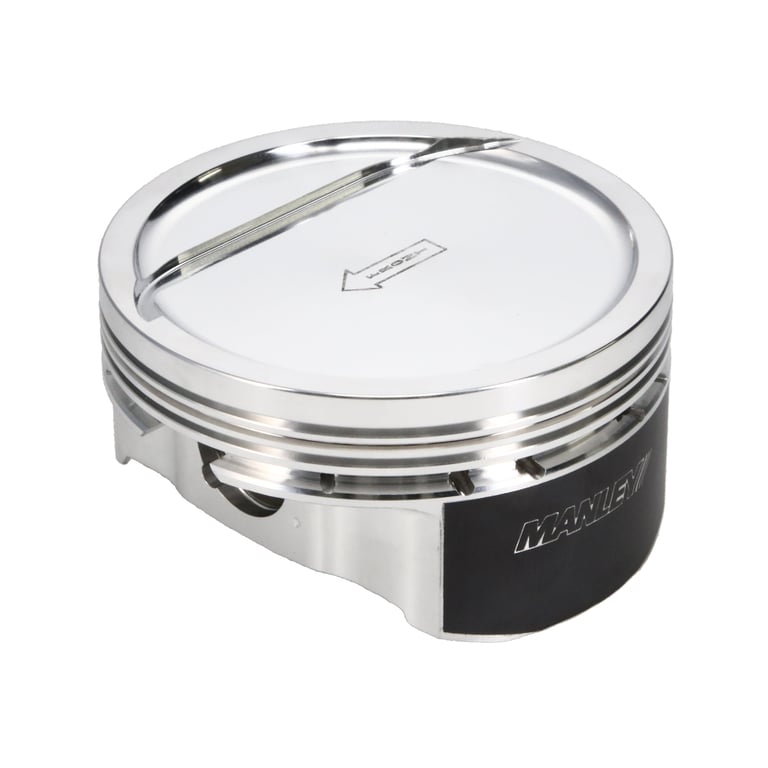 Manley Small Block Chevy LS Series 4.070in Bore - 1.115in CD -18 cc Dish Platinum Series Pistons - 596270C-8