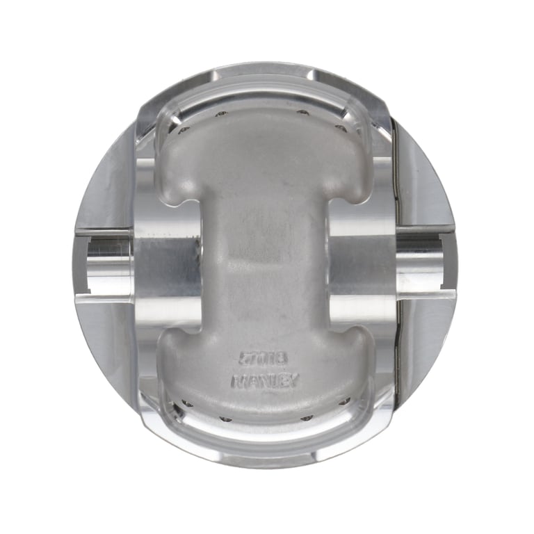 Manley Chevrolet LS Piston Set - 4.070in Bore 1.115in CH, -4.00 CC - 592670CE-8