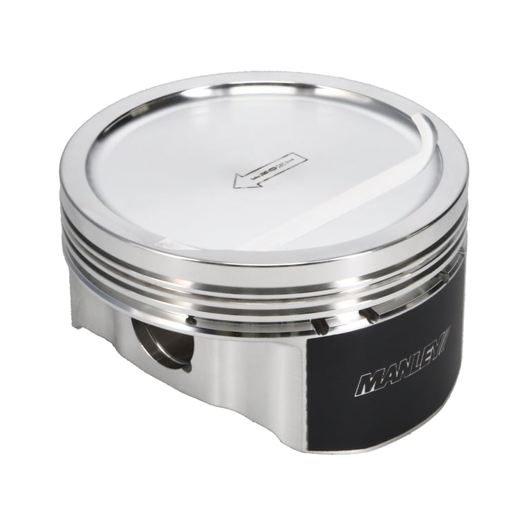 Manley Chevrolet LS Piston Set - 4.125in Bore 1.315in CH, -20.00 CC - 599100CE-8