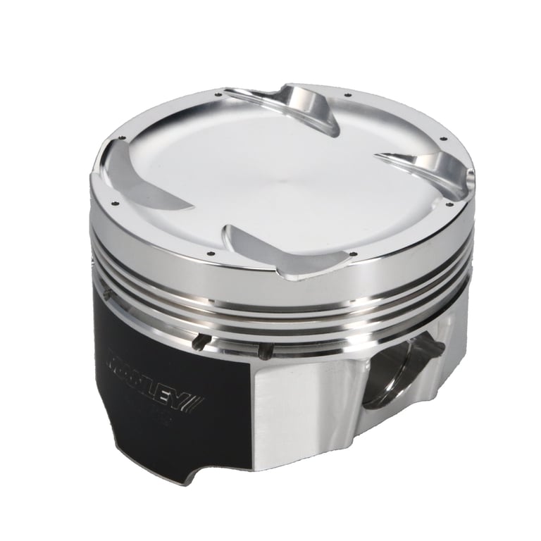 Manley Mitsubishi Evo VIII/IX 4G63/4G63T 86mm Bore 8.5:1 Comp Ratio -12.1cc Dish T/T Piston Set - 606310CE-4