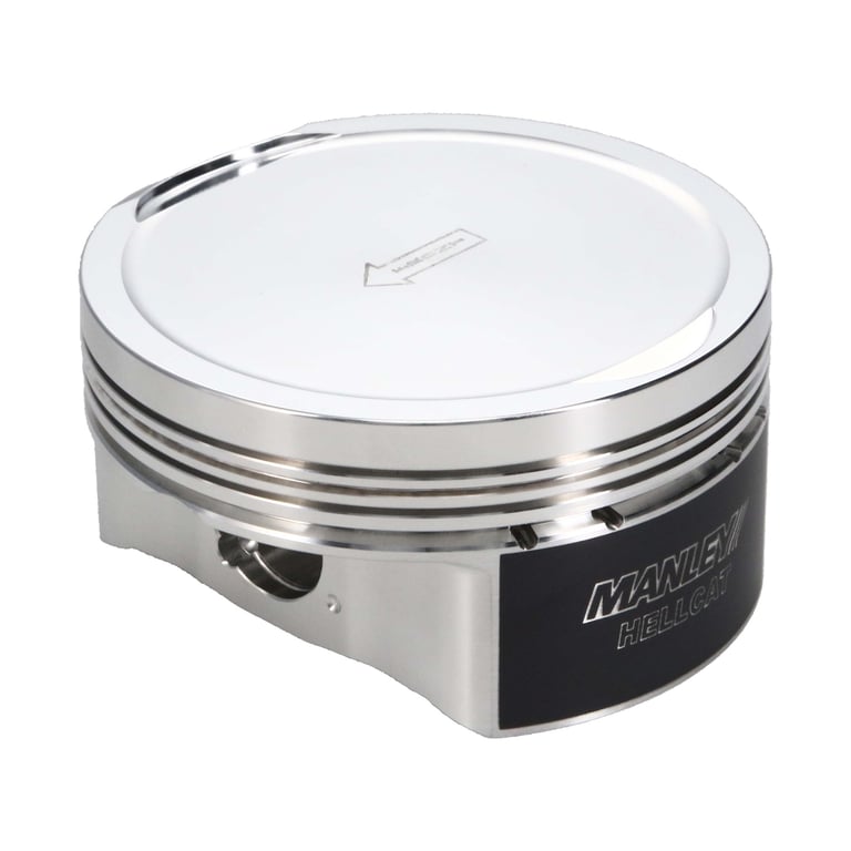 Manley Dodge Hellcat 4.095 Bore -6.5cc 9.5:1 CR Platinum Series Dish Piston Set - 597905C-8