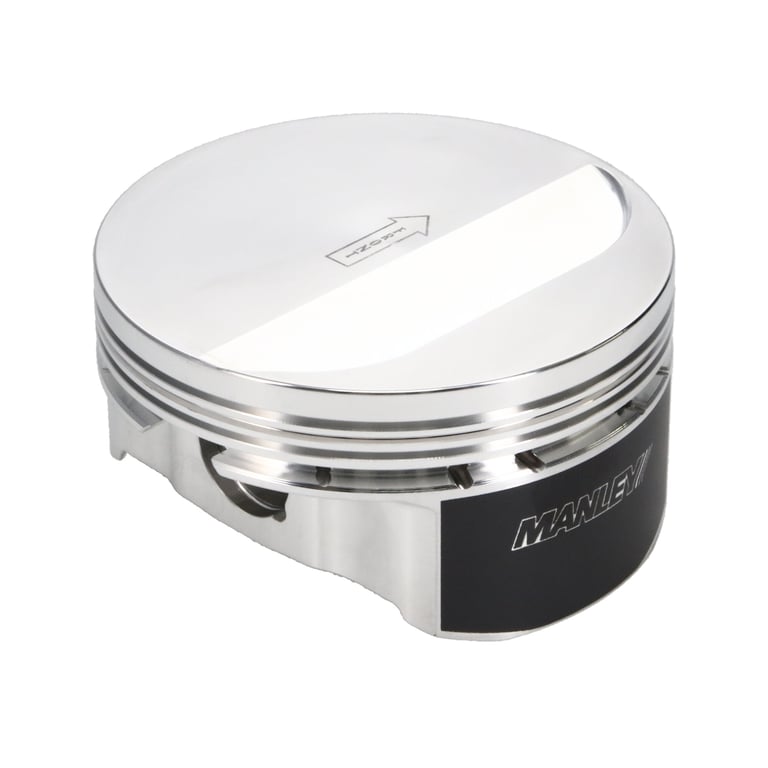 Manley Chevrolet LS Piston Set - 4.130in Bore 1.115in CH, -5.00 CC - 592305C-8