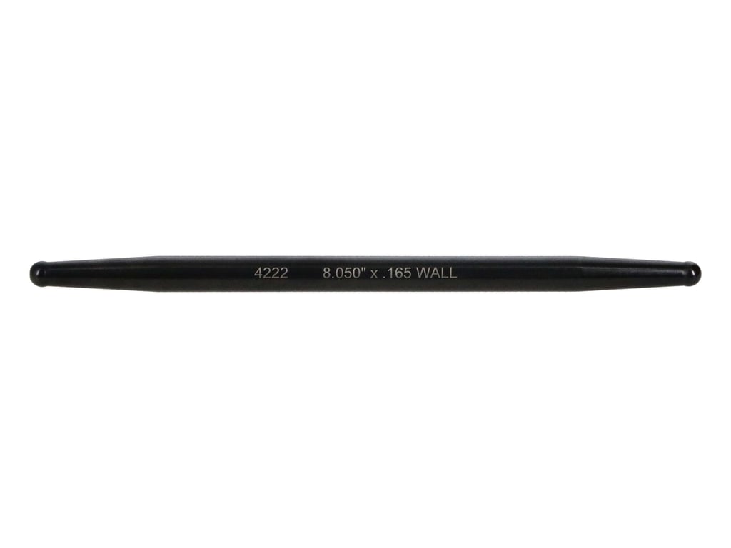 Manley Push Rod - 7/16 Dia. - 10.075 Length - 0.165 Wall - 4130 Chrome Moly - Swedged End - Set of 8 - 25101-8