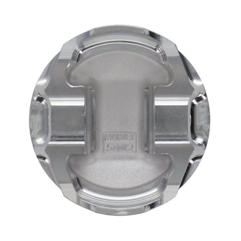 Manley Mitsubishi 4G63/4G63T EVO VIII/IX 85.5mm Bore 10.0:1 Comp Flat Top Pistons w/Rings (ED) - 606405CE-4