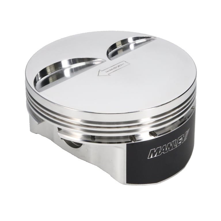 Manley Chevrolet LS Piston Set - 4.075in Bore 1.115in CH, -4.00 CC - 592675C-8