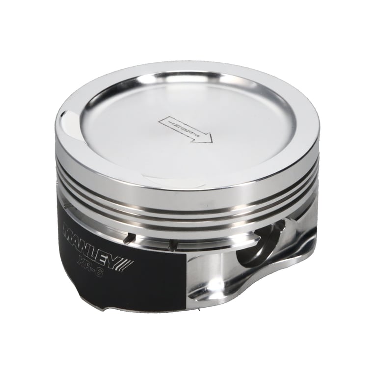Manley Ford XR-6 Turbo 4.0L 3.91in Stroke 3.647in Bore 9:1 CR -10cc Dish Piston Set w/Rings - 628114C-6