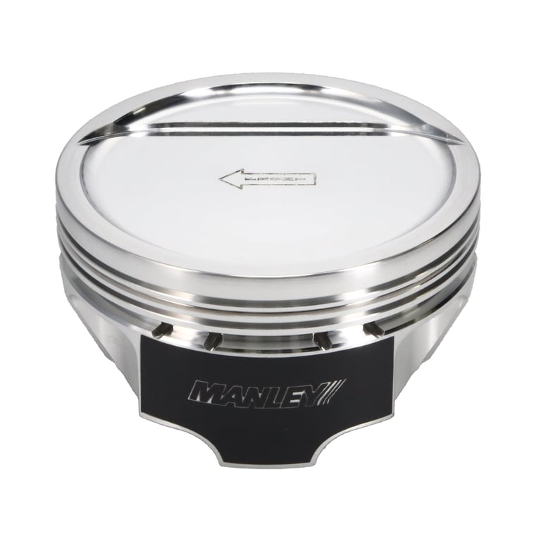 Manley Chevrolet LS Piston Set - 4.125in Bore 1.115in CH, -18.00 CC - 566300C-8