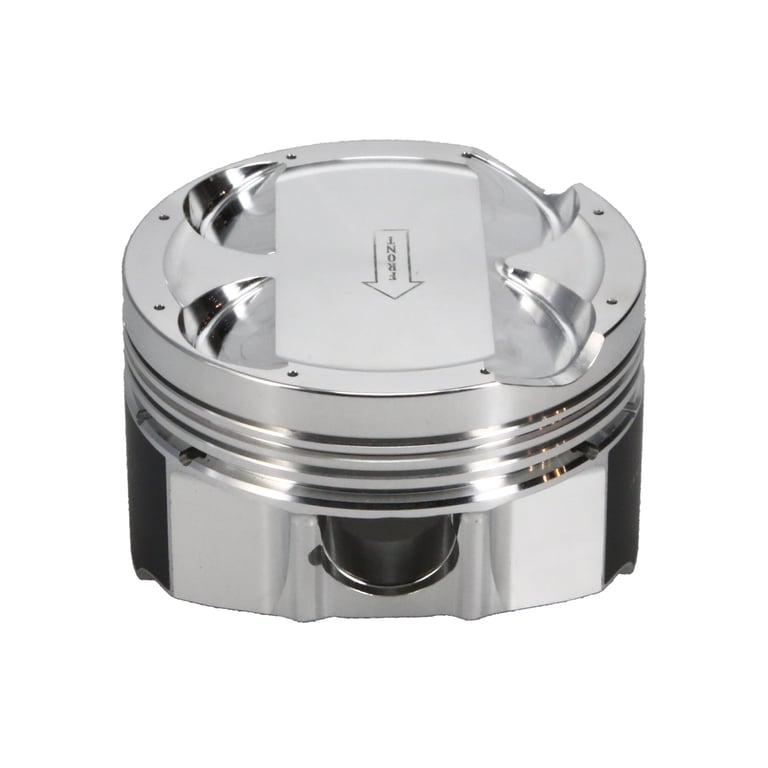Manley Toyota 2JZGTE 94mm Stroke 86.75mm Bore -6cc Dish 10:1 CR Turbo Tuff Piston Set w/ Rings - 629307CE-6
