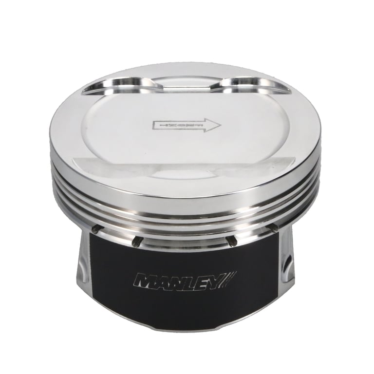 Manley Ford 3.7L Cyclone V6 3.770in Bore 1.239in Comp Height -5.0cc Extr Duty Piston Set - Set of 6 - 599510CE-6