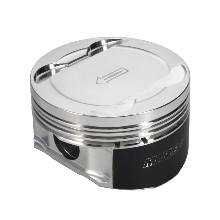 Manley Ford 3.7L Cyclone V6 3.770in Bore 1.239in Comp Height -5.0cc Extr Duty Piston Set - Set of 6 - 599510CE-6