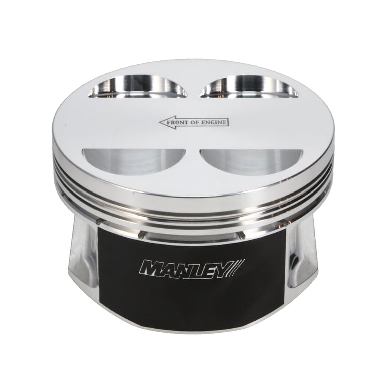 Manley Nissan GT-R 3.8L VR38DETT 99mm Bore 9.8:1 CR -2cc Dish Extreme Duty Piston Set w/ Rings - 634010CE-6