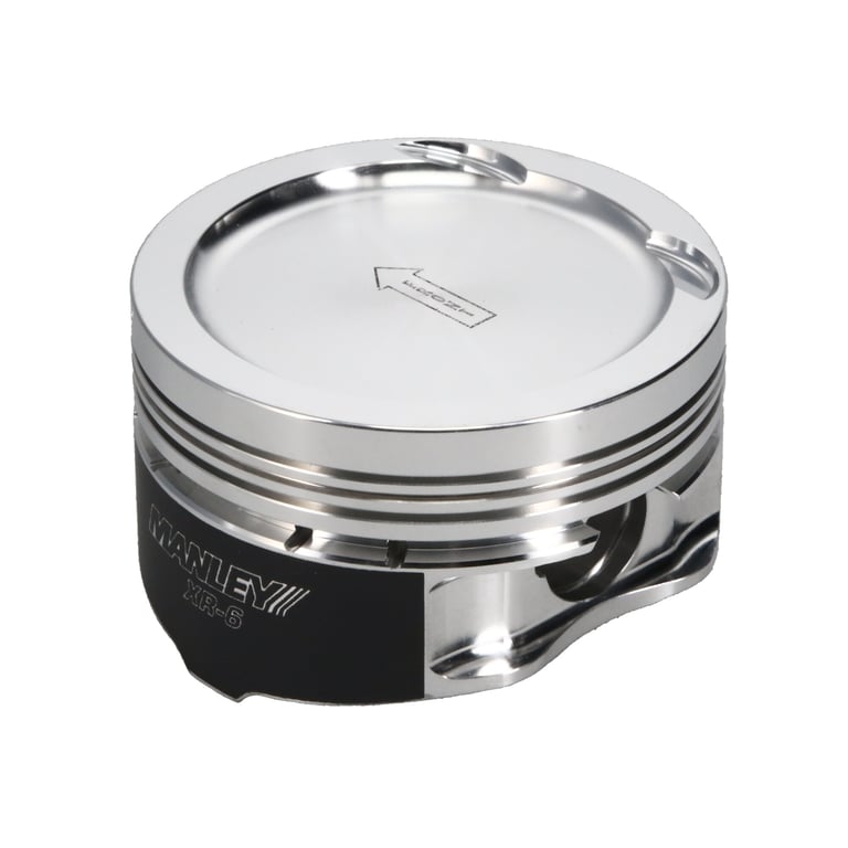 Manley Nissan (SR20DE/DET) 86.5mm +.5mm Oversized Bore 8.5:1 Dish Piston Set with Ring - 638005C-4