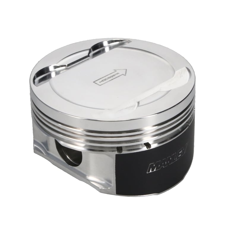 Manley Ford 3.7L Cyclone V6 3.770in Bore 1.239in Comp Height -5.0cc Extr Duty Piston Set - Set of 6 - 599510CE-6