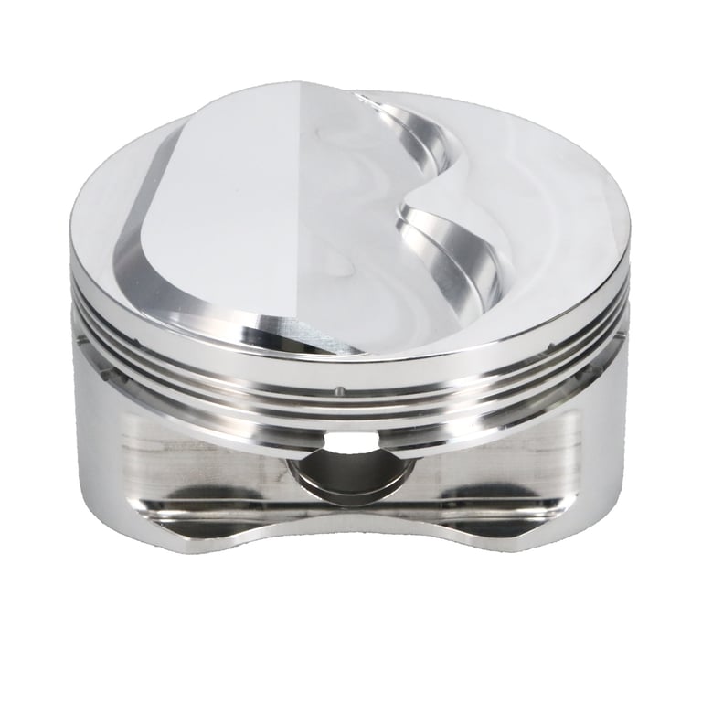 Manley Chevrolet Small Block Piston Set - 4.035in Bore 1.125in CH, 11.00 CC - 591935-8