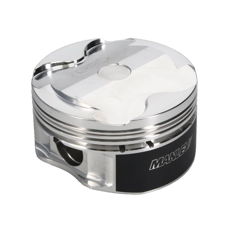 Manley 2018+ Ford Coyote 5.0L 6.75cc Dish 3.672in Bore 12:1 CR 22mm Pin Platinum Ext Duty Pistons - 595910CE-8
