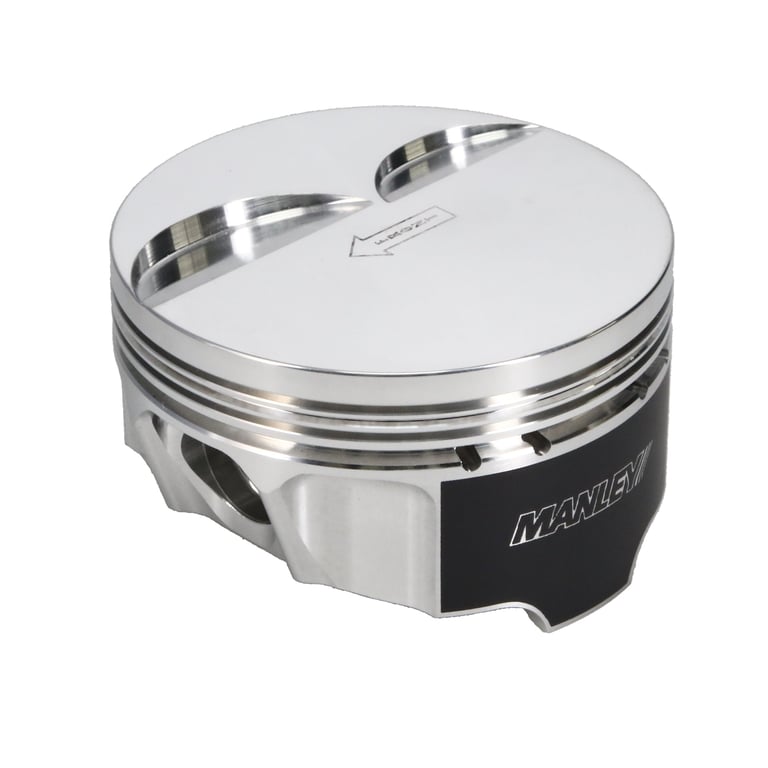 Manley Chevy LS 4.070in Bore 3.622in Stroke -4cc Flat Platinum Series Piston Set - 562570CE-8