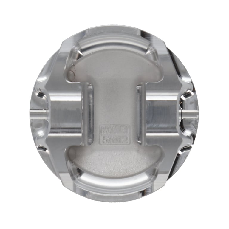 Manley Toyota 2JZGTE 94mm Stroke 86.75mm Bore -6cc Dish 10:1 CR Turbo Tuff Piston Set w/ Rings - 629307CE-6