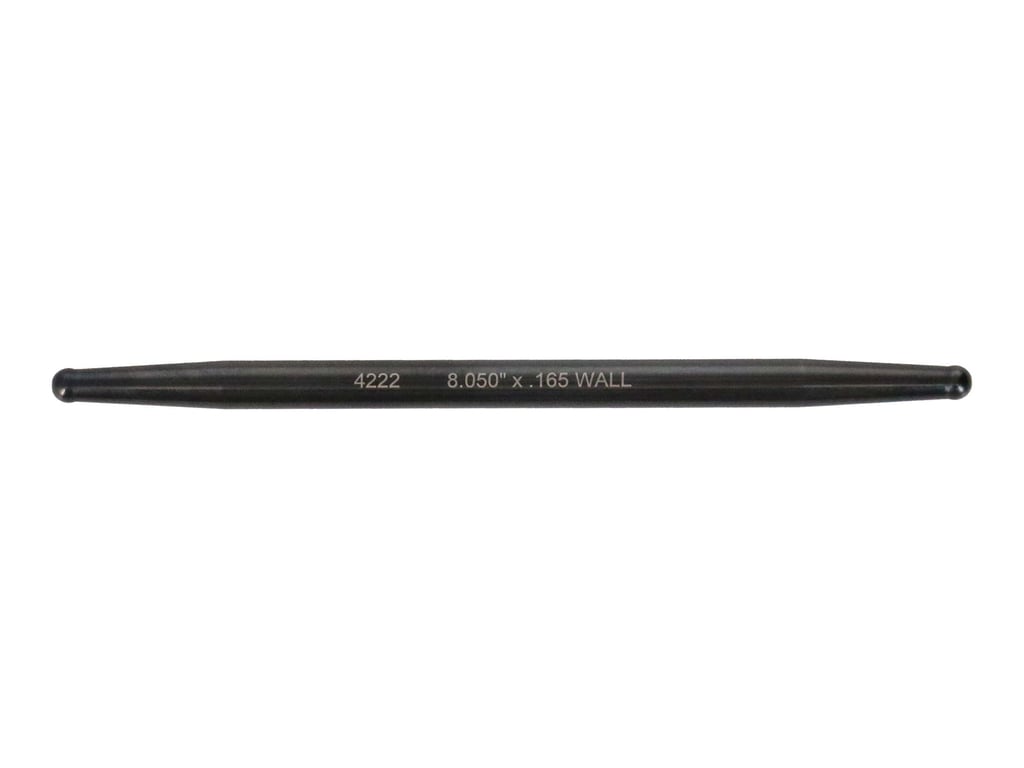 Manley Push Rod - 7/16 Dia. - 11.600 Length - 0.165 Wall - 4130 Chrome Moly - Swedged End - Set of 8 - 25191-8