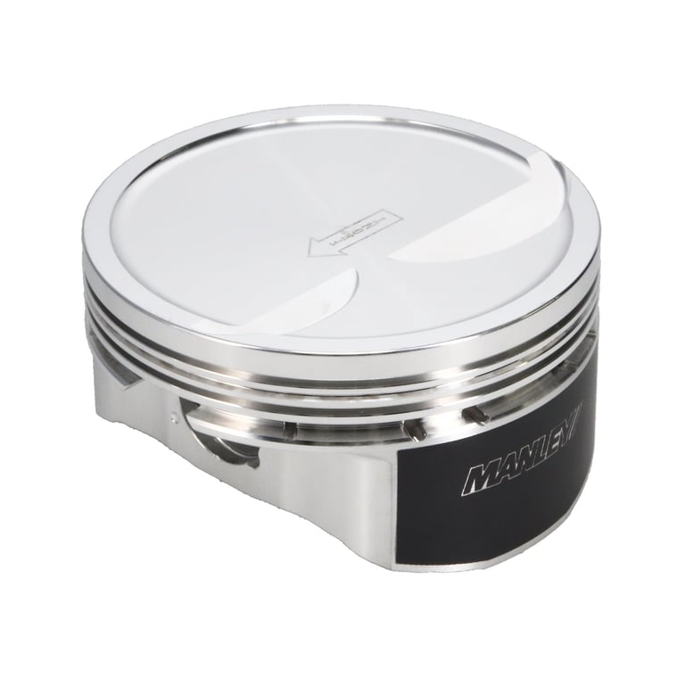 Manley Chevrolet LS Piston Set - 4.065in Bore 1.115in CH, -10.00 CC - 592765CE-8