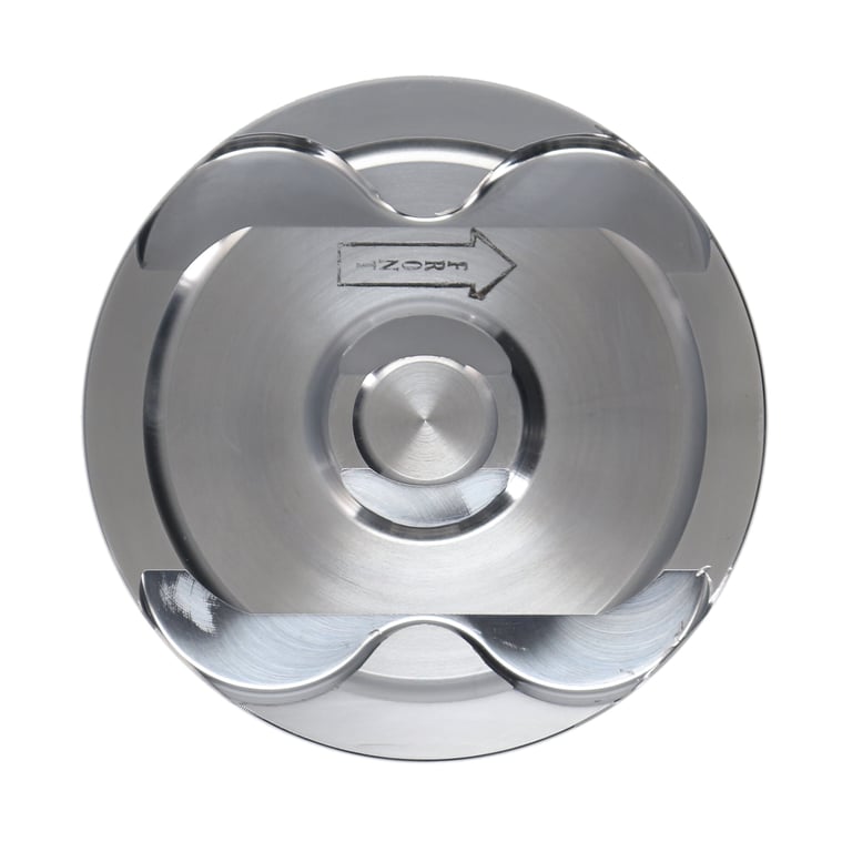 Manley 2018+ Ford Coyote 5.0L DOHC -6cc Dish 3.662in Bore 10:1 CR Platinum Piston Set - 595700C-8