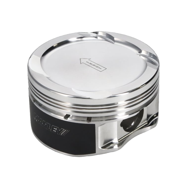 Manley Ford Coyote 5.0L DOHC -12cc Dish 3.700in Bore Piston Set - 598170C-8