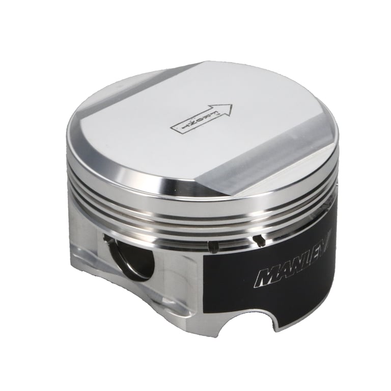 Manley Nissan Skyline 2.7L RB26DETT 87mm Bore 77.7mm Stroke 9.0:1 CR +17cc Dish - Set of 6 Pistons - 643110C-6