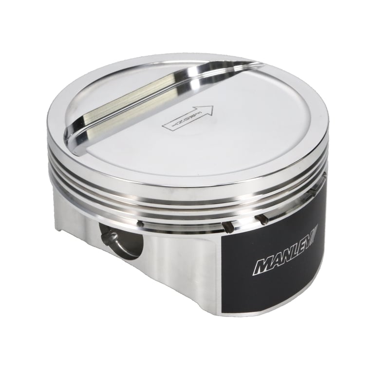 Manley Chevrolet LS Piston Set - 4.130in Bore 1.315in CH, -11.00 CC - 599005CE-8