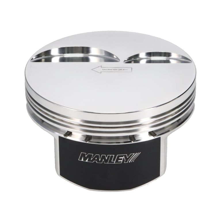 Manley Chevrolet LS Piston Set - 4.070in Bore 1.115in CH, -4.00 CC - 592670CE-8