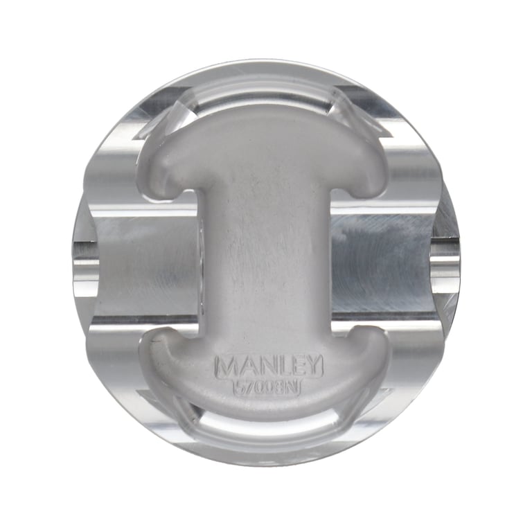 Manley 2018+ Ford Coyote 5.0L 6.75cc Dish 3.672in Bore 12:1 CR 22mm Pin Platinum Ext Duty Pistons - 595910CE-8