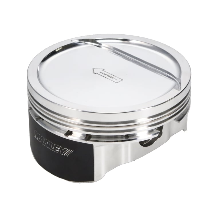 Manley Chevrolet LS Piston Set - 4.075in Bore 1.115in CH, -18.00 CC - 596275C-8