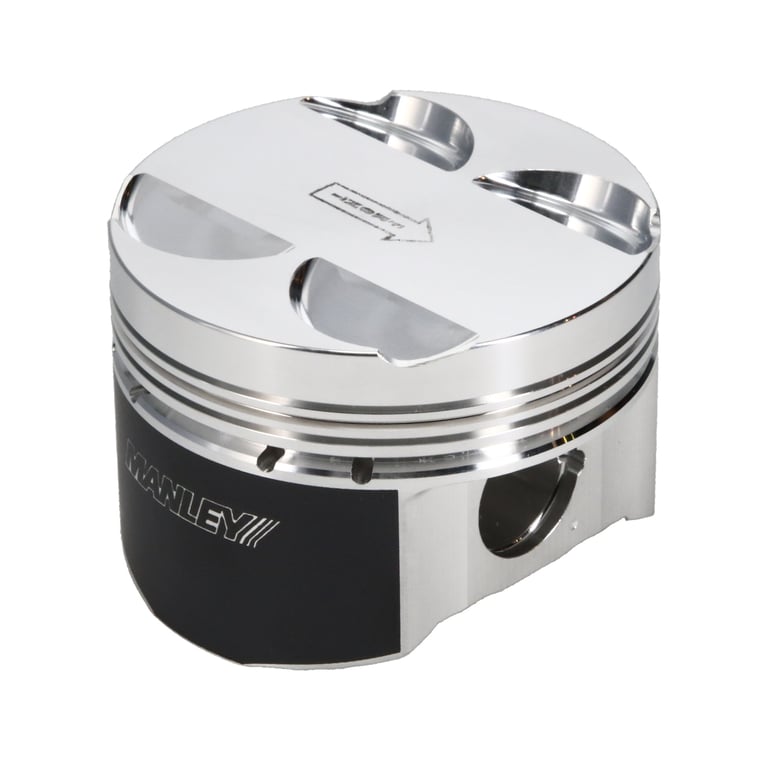 Manley 16+ Nissan VR30DDTT 86mm Bore 10:1 CR -3.5cc Dome Flat Top Piston w/ Rings (SINGLE) - 642GR1-1