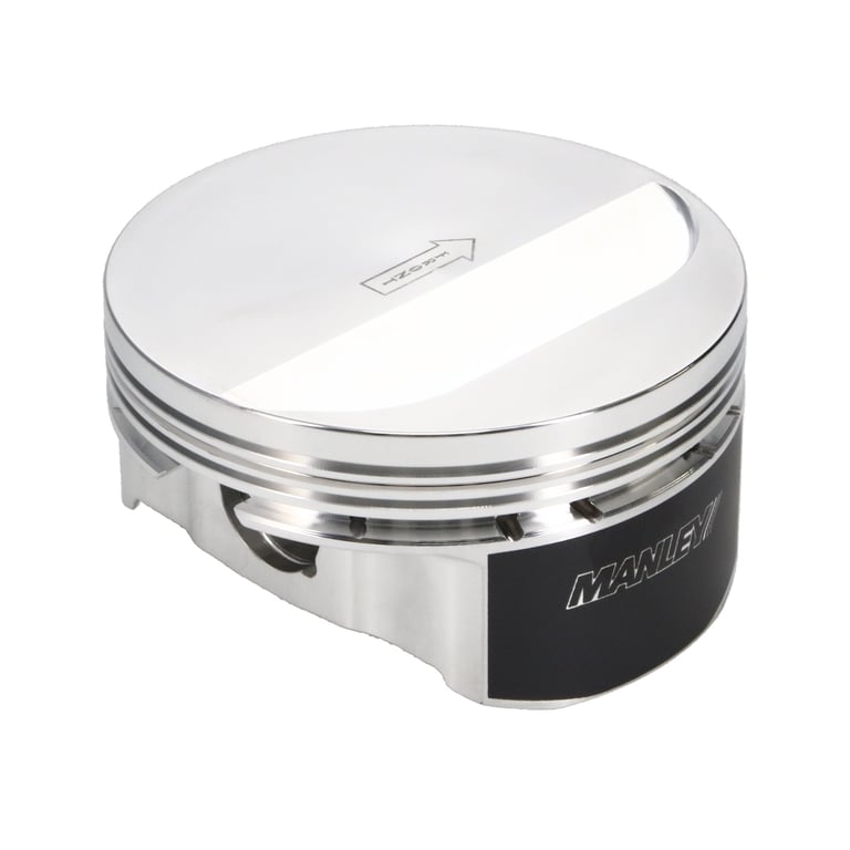 Manley Chevrolet LS Series 4.000in Stroke 4.125in Bore -5cc Flat Top Standard Pistons - Set of 8 - 592300C-8