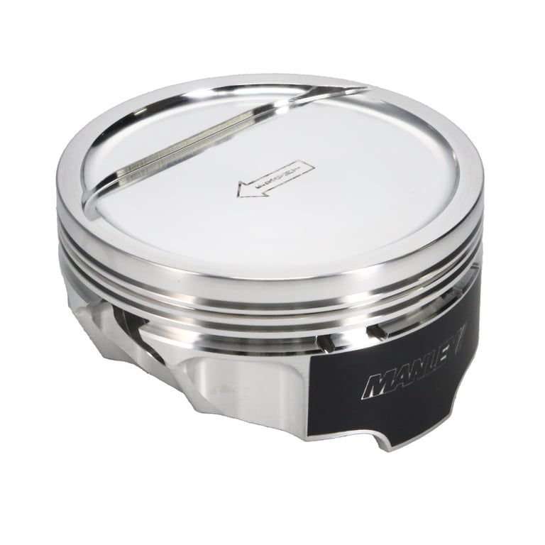 Manley Chevrolet LS Piston Set - 4.135in Bore 1.115in CH, -18.00 CC - 566310C-8
