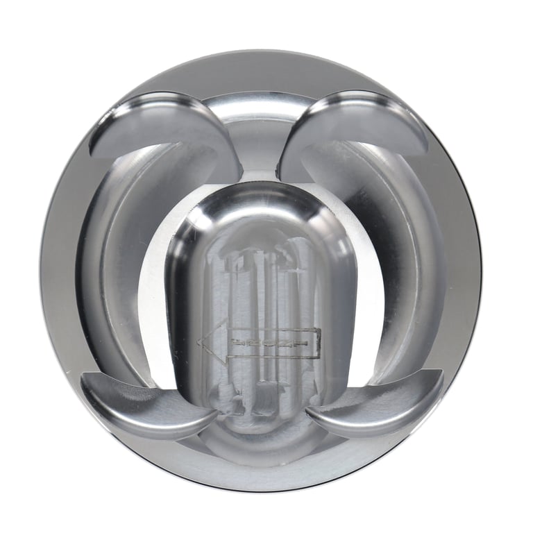 Manley Ford 2.0L EcoBoost 87.5mm STD Size Bore 9.3:1 Dish Piston Set - 636000C-4