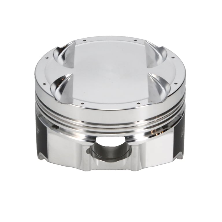 Manley Mitsubishi 4B11 86.5mm Bore 10.0:1 CR -3.5cc Dish Turbo Tuff Piston Set w/ Rings - 624305CE-4