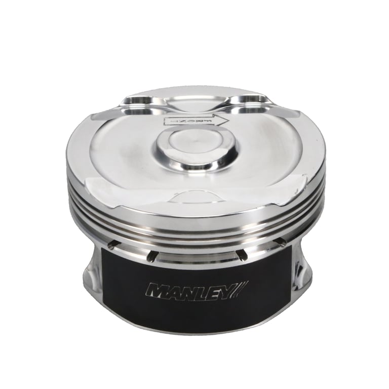 Manley 2018+ Ford Coyote 5.0L DOHC -6cc Dish 3.662in Bore 10:1 CR Extreme Duty Platinum Piston Set - 595700CE-8