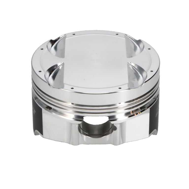Manley Mitsubishi 4B11 86mm Bore 9.0:1 CR -5cc Dish Turbo Tuff Piston Set w/ Rings - 624300CE-4