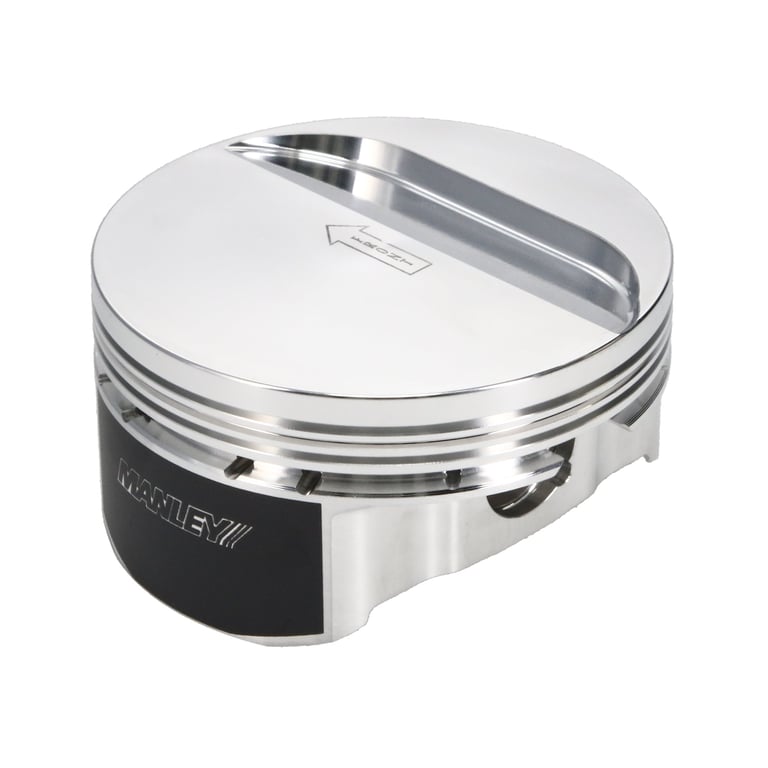 Manley Chevrolet LS Piston Set - 4.135in Bore 1.115in CH, -5.00 CC - 592310C-8