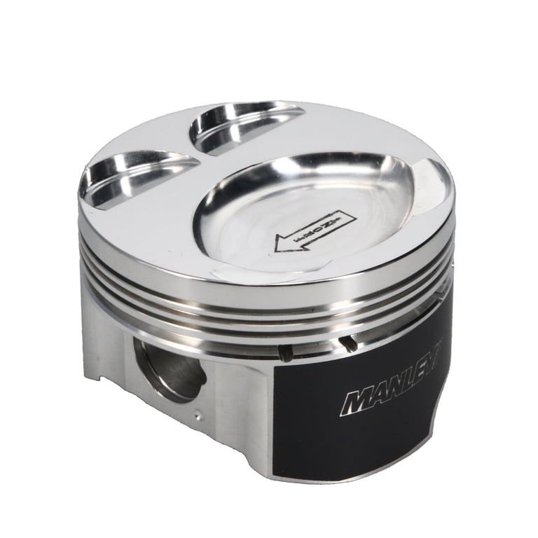 Manley MazdaSpeed 3 MZR 2.3L 87.75mm Bore -13.3cc Dome 9.5:1 CR  Pistons w/ Rings - Set of 4 - 630002C-4
