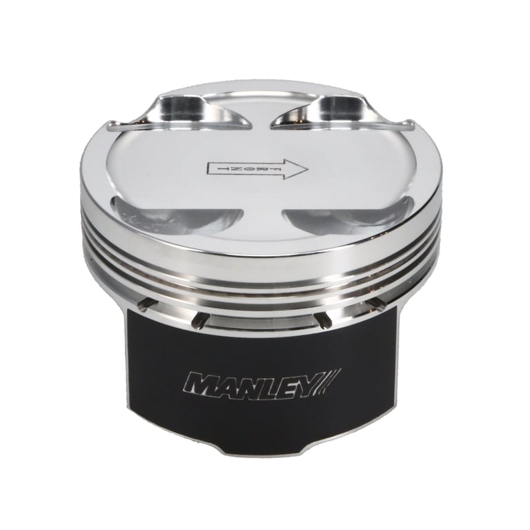 Manley 93-98 Toyota Supra Turbo (2JZGTE) 86mm STD Bore 9:1 Dish Extreme Duty Piston Set with Ring - 609000CE-6
