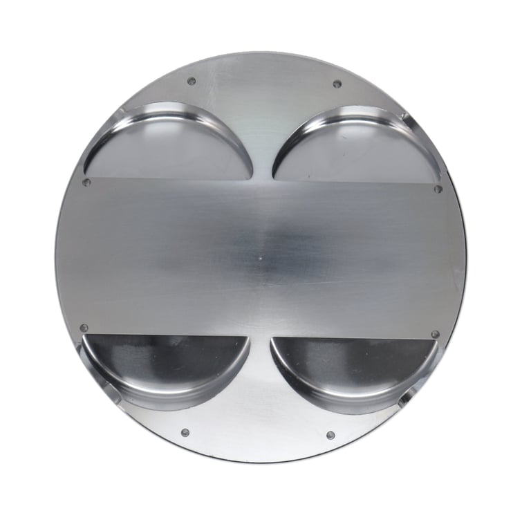 Manley Mitsubishi 4G63/4G63T EVO VIII/IX 85.5mm Bore 10.0:1 Comp Flat Top Pistons w/Rings (ED) - 606405CE-4