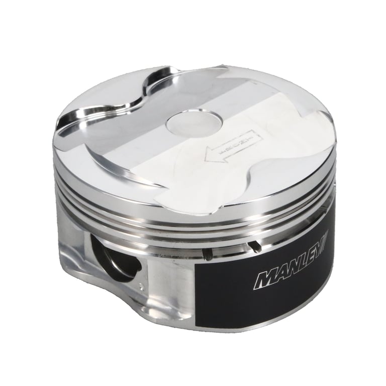 Manley 2018+ Ford Coyote 5.0L 6.75cc Dish 3.672in Bore 12:1 CR 22mm Pin Platinum Ext Duty Pistons - 595910CE-8