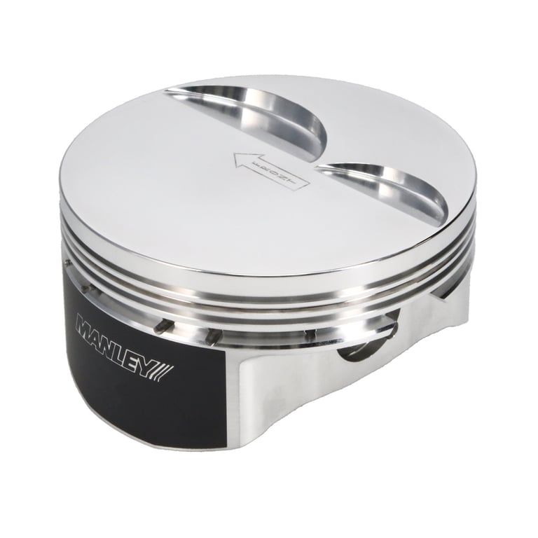 Manley Small Block Chevrolet LS Series 4.005in Bore 4in Stroke 4cc Flat Top Piston Set - 592605C-8