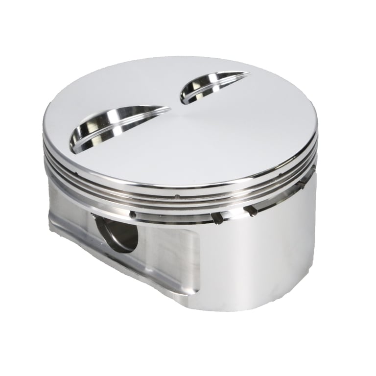 Manley Chevrolet Small Block Piston Set - 4.030in Bore 1.125in CH, -2.50 CC - 590230-8