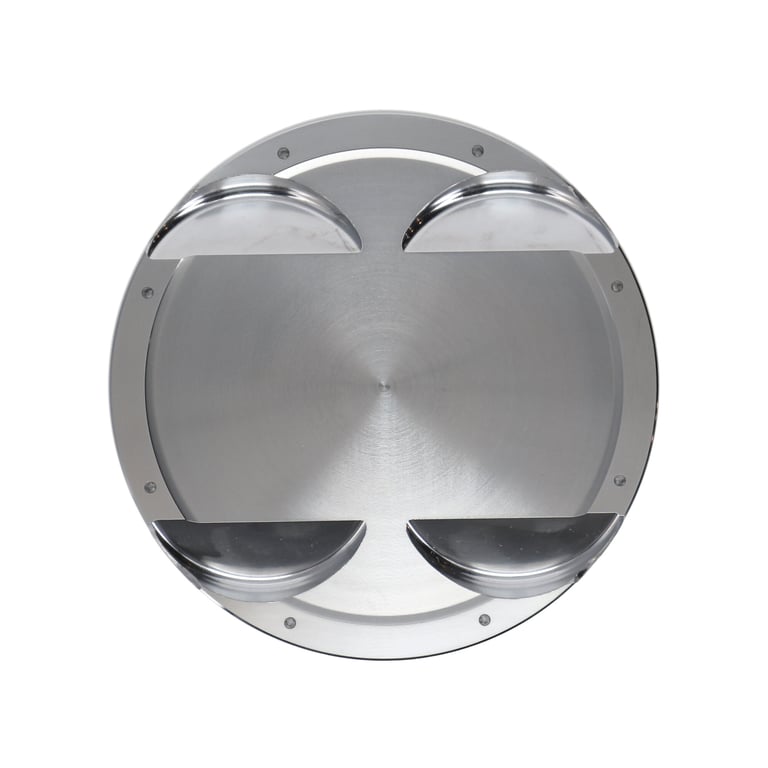 Manley Mitsubishi 4B11 86mm Bore 9.0:1 CR -5cc Dish Turbo Tuff Piston Set w/ Rings - 624300CE-4