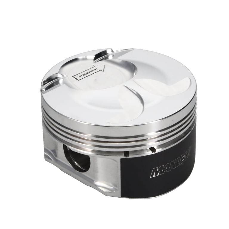 Manley Ford 3.5L Ecoboost 3.662in Bore 1.239in CD 10.0:1 CR -0.5cc Dome Extreme Duty Piston Set - 594920CE-6