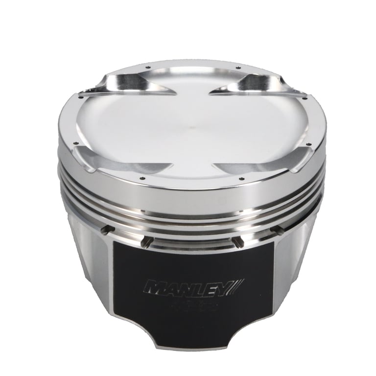 Manley Mitsubishi Evo VIII/IX 4G63/4G63T 86mm Bore 8.5:1 Comp Ratio -12.1cc Dish T/T Piston Set - 606310CE-4